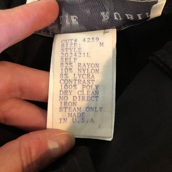 Lillie Rubin vintage gown with rhinestones, size M - Picture 6 of 8